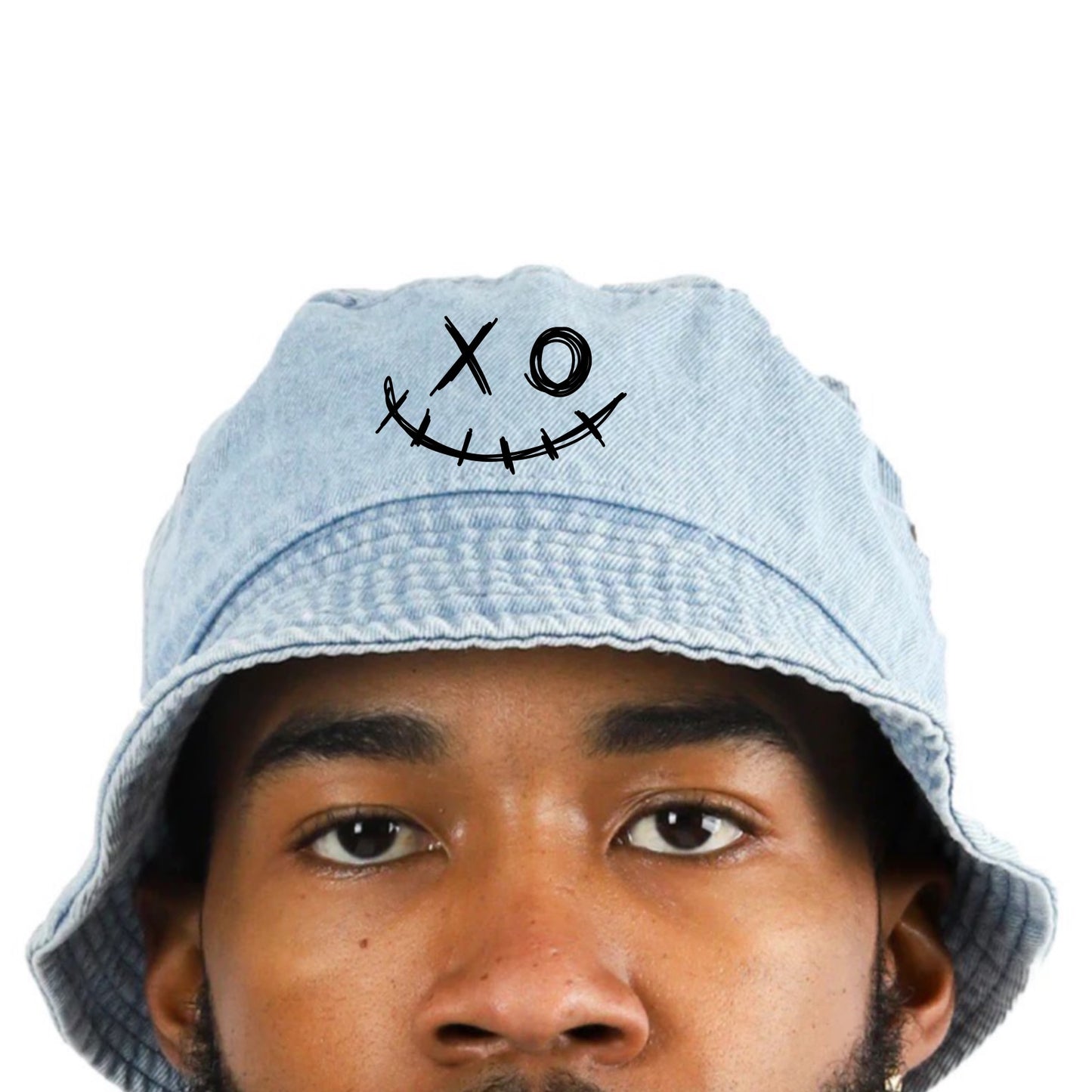 SMILEY BUCKET HAT (ONE SIZE)