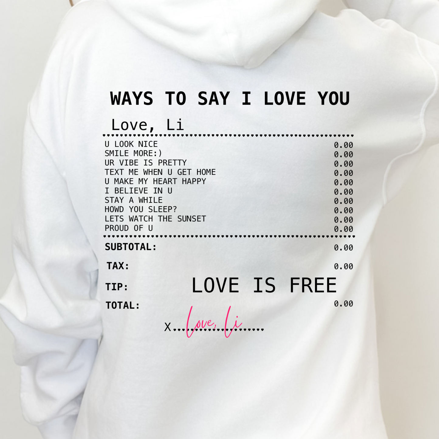 LOVE IS FREE
